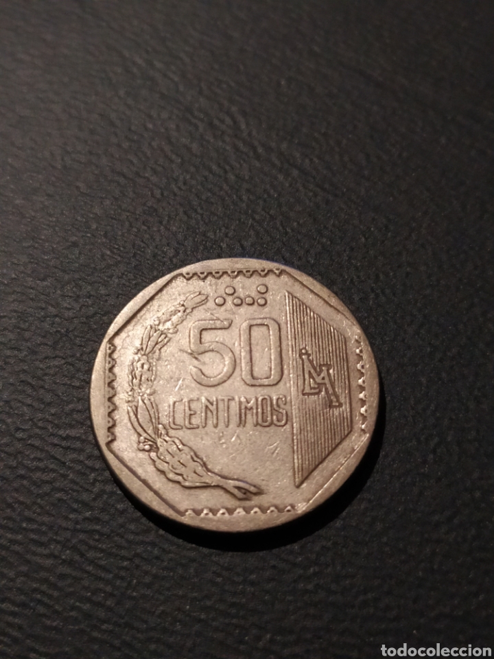 Monedas antiguas de Am&eacute;rica: 50 c&eacute;ntimos 1994 Per&uacute; KM#307 - Foto 1