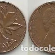 Monedas antiguas de América: CANADA 1974 - 1 CENT - KM 59.1 - CIRCULADA. Lote 370814431