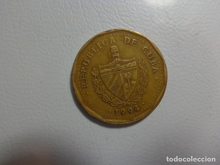 Monedas antiguas de Am&eacute;rica: MONEDA: 1 PESO, CUBA 1994 - Foto 2