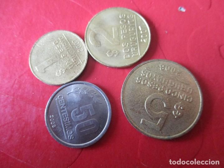 Monedas antiguas de Am&eacute;rica: Serie de 4 monedas de Uruguay - Foto 2