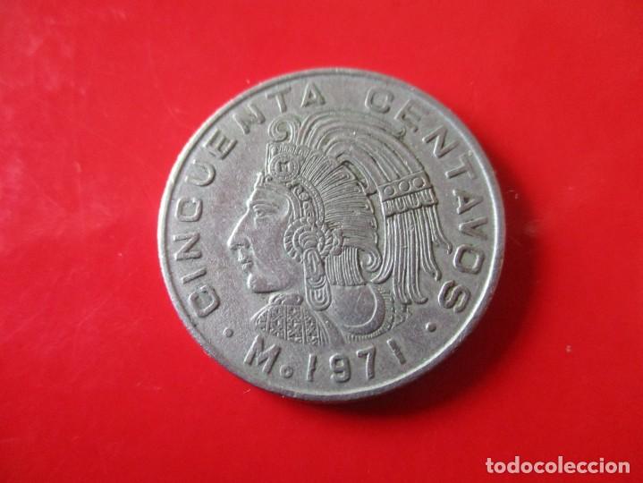 Monedas antiguas de Am&eacute;rica: Mexico. 50 centavos de 1971 - Foto 1