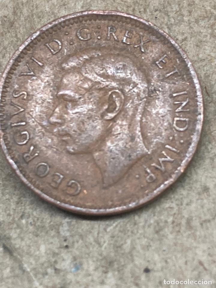 Monedas antiguas de Am&eacute;rica: Moneda 1cent Canada 1943 - Foto 1