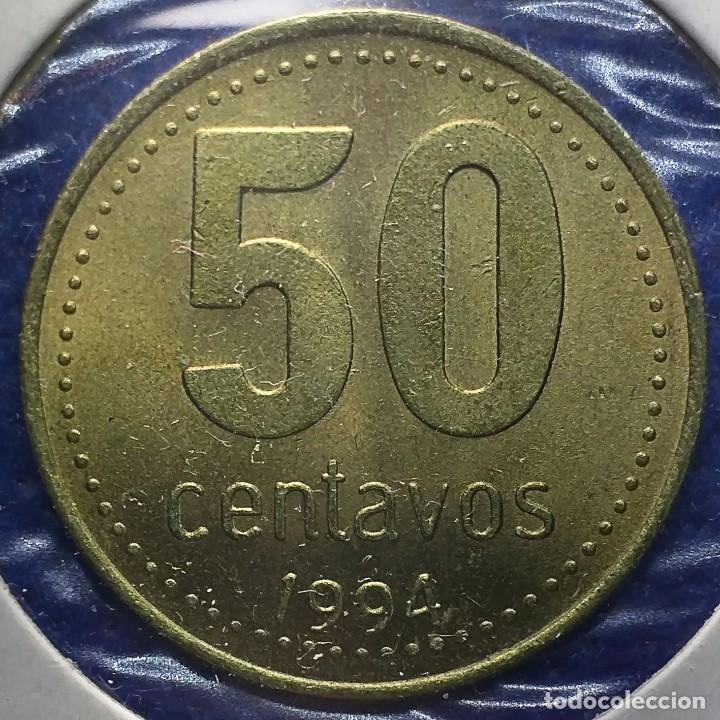 Monedas antiguas de Am&eacute;rica: Argentina 50 centavos 1994 - Foto 2