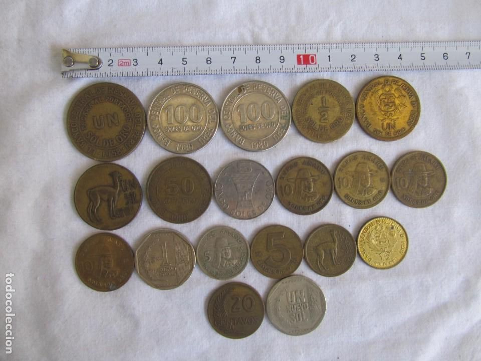 Monedas antiguas de Am&eacute;rica: 19 monedas de Per&uacute;, soles de oro - Foto 2