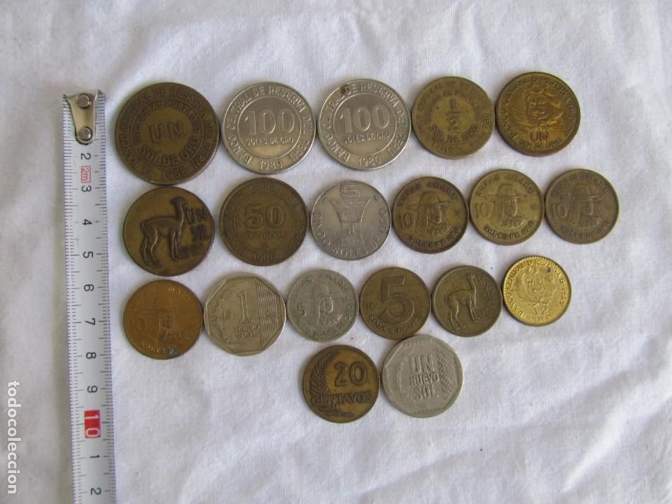 Monedas antiguas de Am&eacute;rica: 19 monedas de Per&uacute;, soles de oro - Foto 3