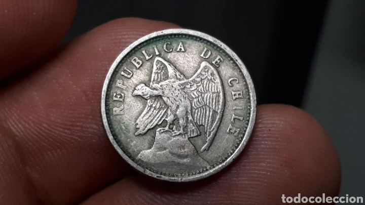 Monedas antiguas de Am&eacute;rica: CHILE 5 centavos 1928 - Foto 2