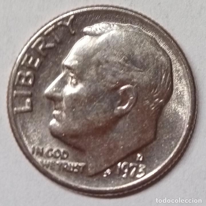 Monedas antiguas de Am&eacute;rica: USA 10 CENTAVOS 1973 - Foto 1