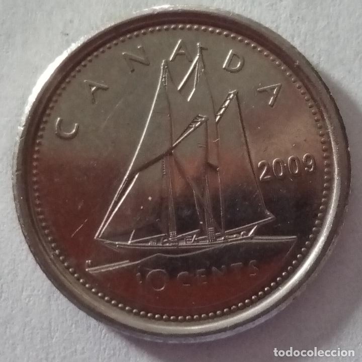Monedas antiguas de Am&eacute;rica: CANADA 10 CENTAVOS 2009 - Foto 2