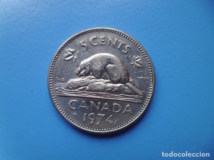 Monedas antiguas de Am&eacute;rica: CANADA 5 CENT 1974 - Foto 1