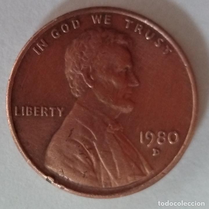 Monedas antiguas de Am&eacute;rica: USA 1 CENTAVO 1980 - Foto 1
