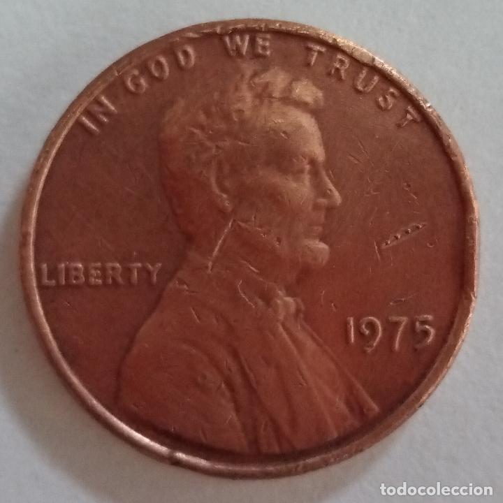 Monedas antiguas de Am&eacute;rica: USA 1 CENTAVO 1975 - Foto 1