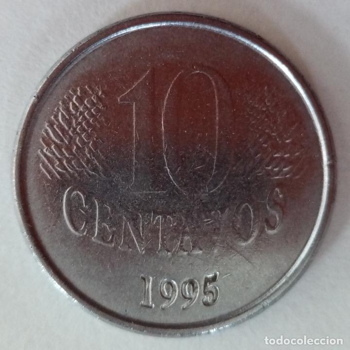 Monedas antiguas de Am&eacute;rica: BRASIL 10 CENTAVOS 1995 - Foto 2