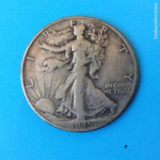 Monedas antiguas de América: E.E.U.U. (USA) 1/2 DOLAR (DOLLAR) PLATA 1945 WALKING LIBERTY MBC TONO