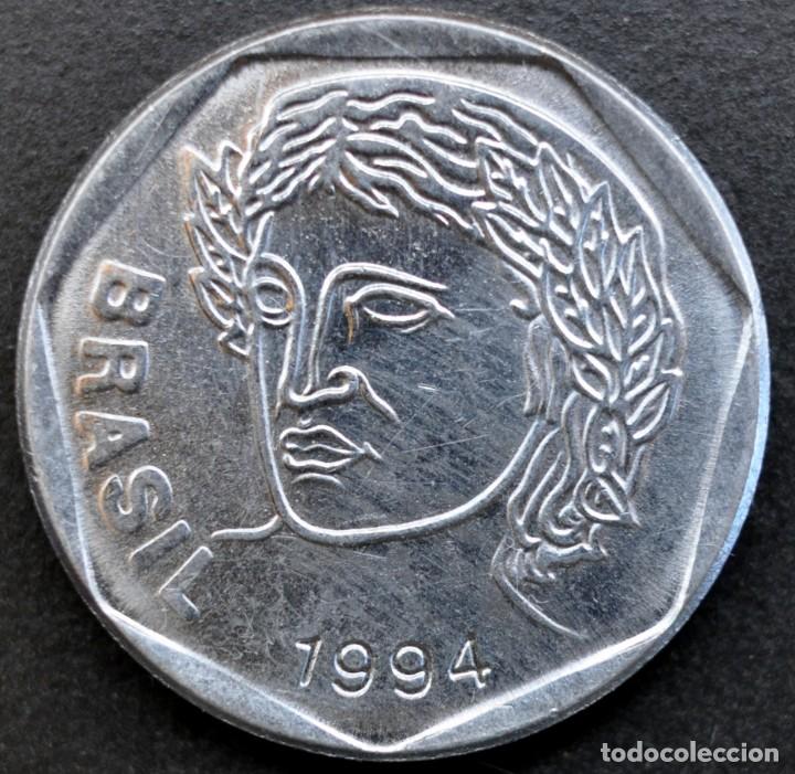Monedas antiguas de Am&eacute;rica: Brasil, 25 centavos 1994 - Foto 1