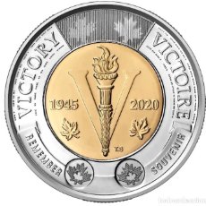 Monedas antiguas de América: CANADA 2 DOLARES 2020 S/C ANV. FIN DE LA SEGUNDA GUERRA MUNDIAL