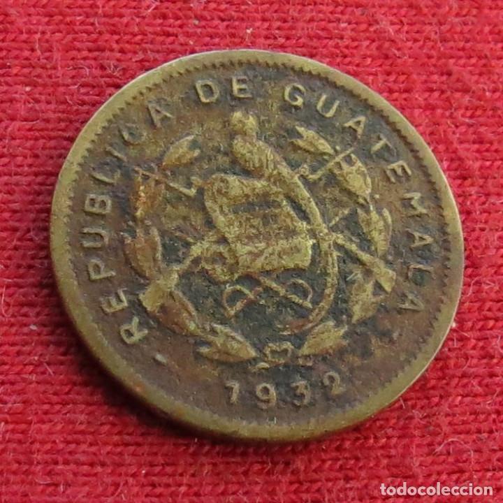 Monedas antiguas de América: Guatemala 1/2 medio centavo de quetzal 1932 xf - Foto 2 - 312363388