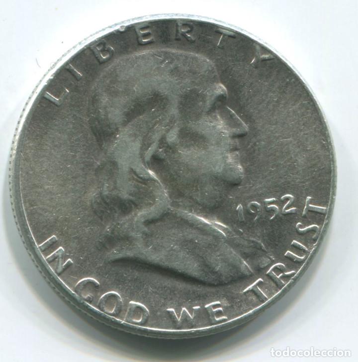Monedas antiguas de Am&eacute;rica: EEUU. Half dollar de plata. 1/2 de dolar 1952 - Foto 1