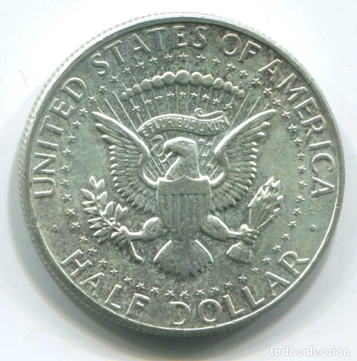 Monedas antiguas de Am&eacute;rica: EEUU. Half dollar de plata. 1/2 de dolar 1964 - Foto 2