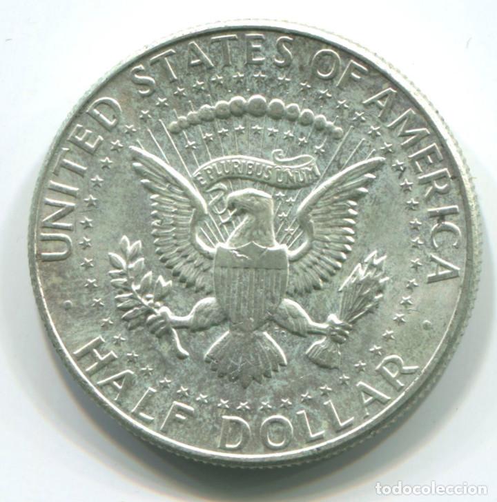Monedas antiguas de Am&eacute;rica: EEUU. Half dollar de plata. 1/2 dolar 1964 - Foto 2