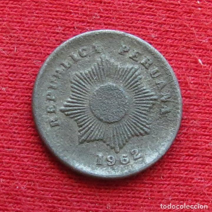 Monedas antiguas de Am&eacute;rica: Peru 1 centavo 1962 - Foto 2