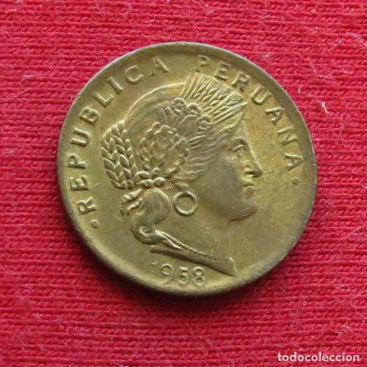 Monedas antiguas de Am&eacute;rica: Peru 5 centavos 1958 - Foto 2