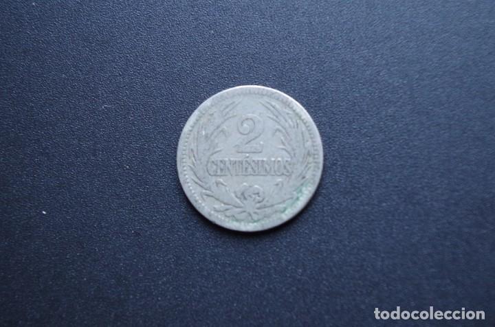 Monedas antiguas de Am&eacute;rica: URUGUAY 2 CENTESIMOS 1901 - Foto 2