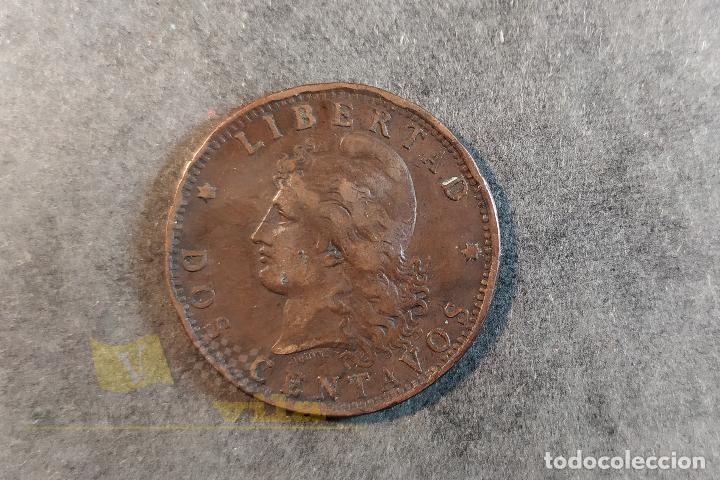 Monedas antiguas de Am&eacute;rica: Moneda de Argentina - Dos centavos - 1890 - Foto 4