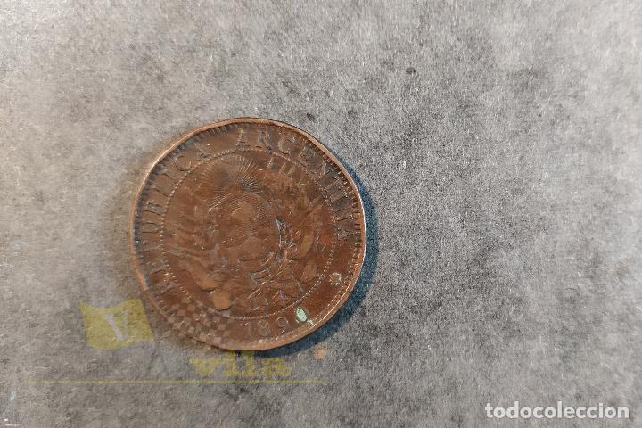 Monedas antiguas de Am&eacute;rica: Moneda de Argentina - Dos centavos - 1890 - Foto 1