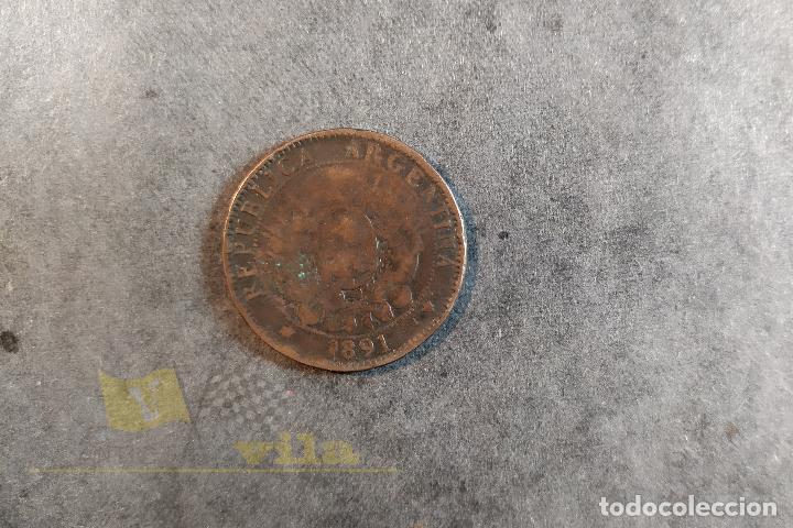 Monedas antiguas de Am&eacute;rica: Moneda de Argentina - Dos centavos - 1891 - Foto 1