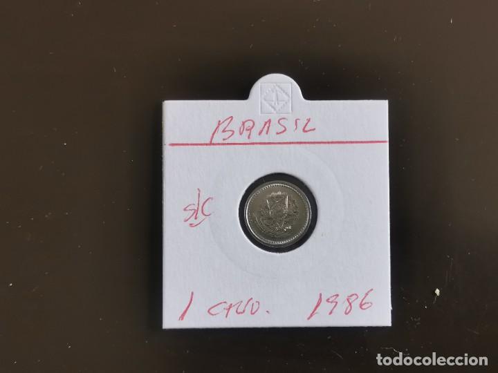 Monedas antiguas de Am&eacute;rica: BRASIL 1 CENTAVO 1986 S/C - Foto 1