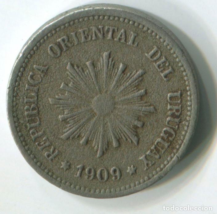 Monedas antiguas de Am&eacute;rica: Uruguay. 2 centesimos de 1909 - Foto 1