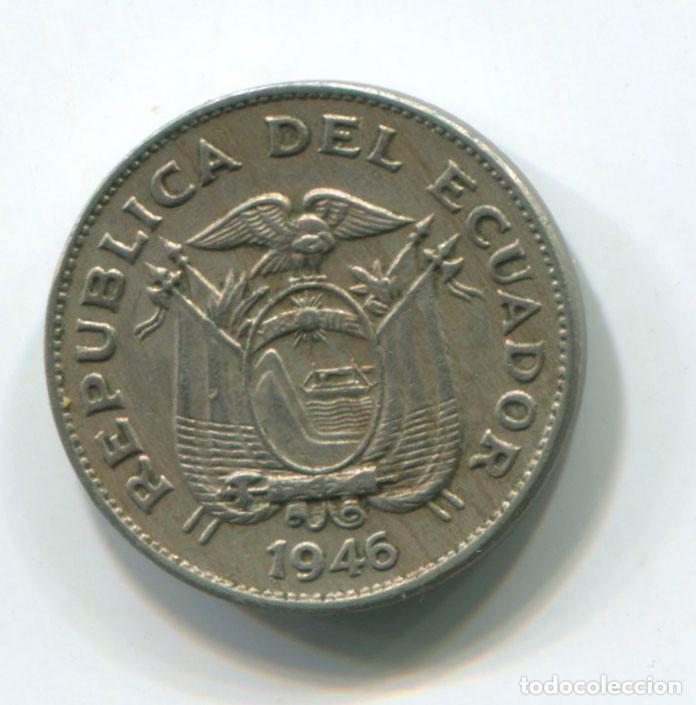 Monedas antiguas de Am&eacute;rica: Ecuador. 5 centavos de 1946 - Foto 1