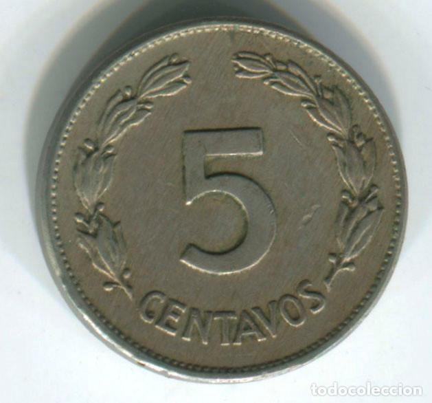 Monedas antiguas de Am&eacute;rica: Ecuador. 5 centavos de 1946 - Foto 2