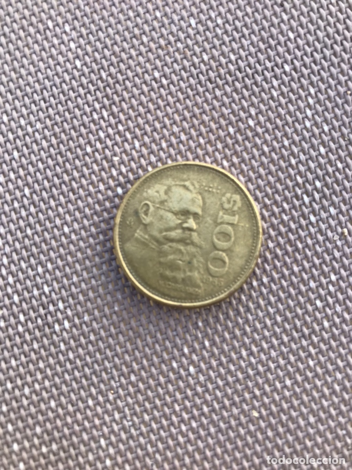 Monedas antiguas de Am&eacute;rica: Moneda 100 pesos mexicanos - Foto 2