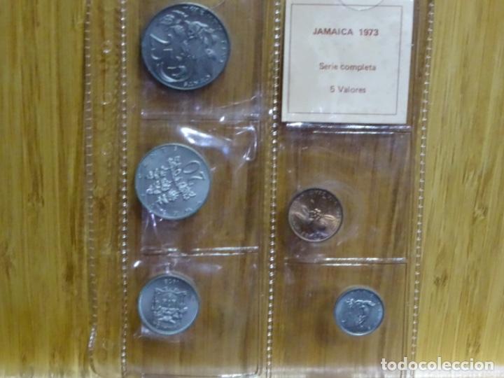 Alte M&uuml;nzen aus Amerika: 5 VALORES - MONEDAS DE JAMAICA 1973