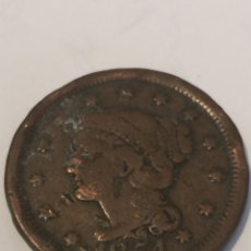 Monedas antiguas de América: ESTADOS UNIDOS 1 CÉNTIMO 1854 USA