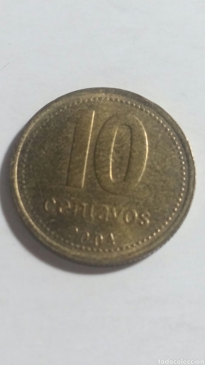 Monedas antiguas de Am&eacute;rica: Moneda de Argentina 10 centavos - Foto 2