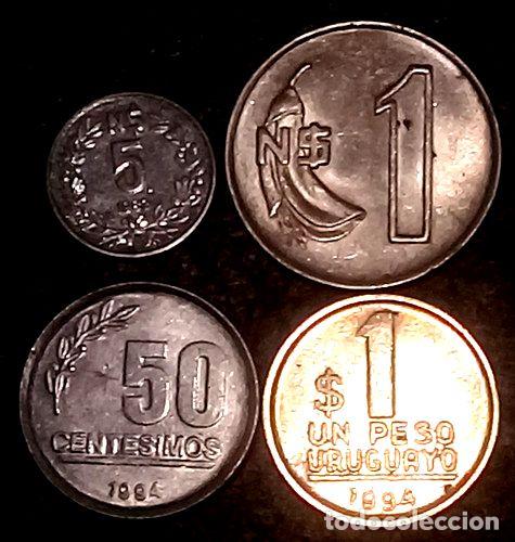 Monedas antiguas de Am&eacute;rica: monedas antiguas de uruguay - Foto 1