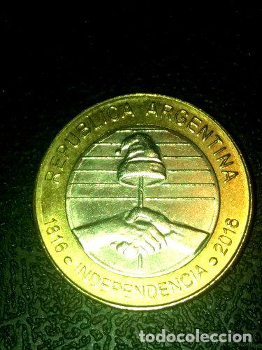 Monedas antiguas de Am&eacute;rica: moneda 2 pesos argentina 2016 error de cuno - Foto 1