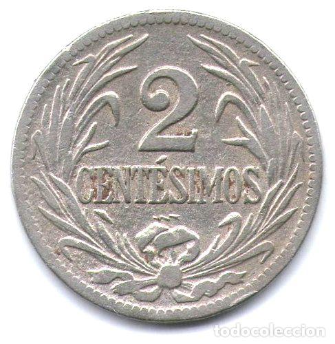 Monedas antiguas de Am&eacute;rica: moneda uruguay 2 centesimos 1924 - Foto 1