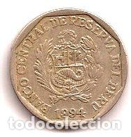 Monedas antiguas de Am&eacute;rica: peru moneda de 50 centimos ano 1994 - Foto 1