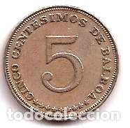 Monedas antiguas de Am&eacute;rica: panama moneda de 5 centesimos ano 1962 - Foto 1