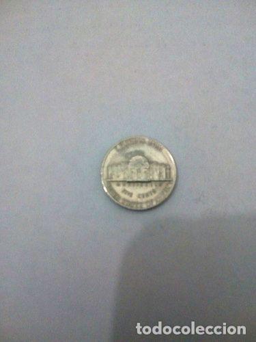 Monedas antiguas de Am&eacute;rica: moneda 5 cent eeuu ano 1989 - Foto 1