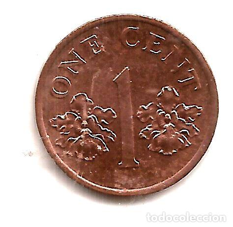 Monedas antiguas de Am&eacute;rica: singapur moneda de 1 cent ano 1995 - Foto 1