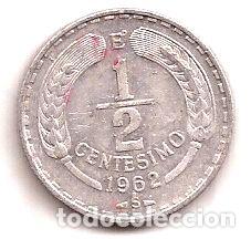 Monedas antiguas de Am&eacute;rica: chile moneda de 12 centesimo ano 1962 - Foto 1