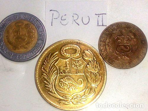 Monedas antiguas de Am&eacute;rica: monedas peru centimos y soles - Foto 1