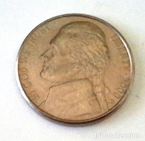 Monedas antiguas de Am&eacute;rica: moneda del 2000 de eeuu 5 cent a67 - Foto 1