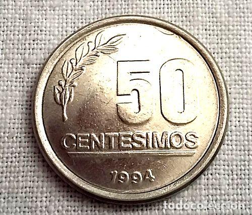 Monedas antiguas de Am&eacute;rica: moneda 50 centesimos 1994 uruguay - Foto 1