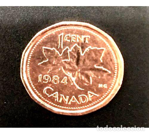 Monedas antiguas de Am&eacute;rica: moneda de canada 1 cent 1984 - Foto 1