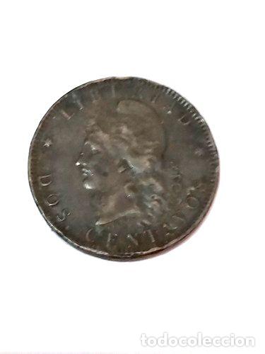 Monedas antiguas de Am&eacute;rica: moneda argentina 2 centavos 1893 - Foto 1